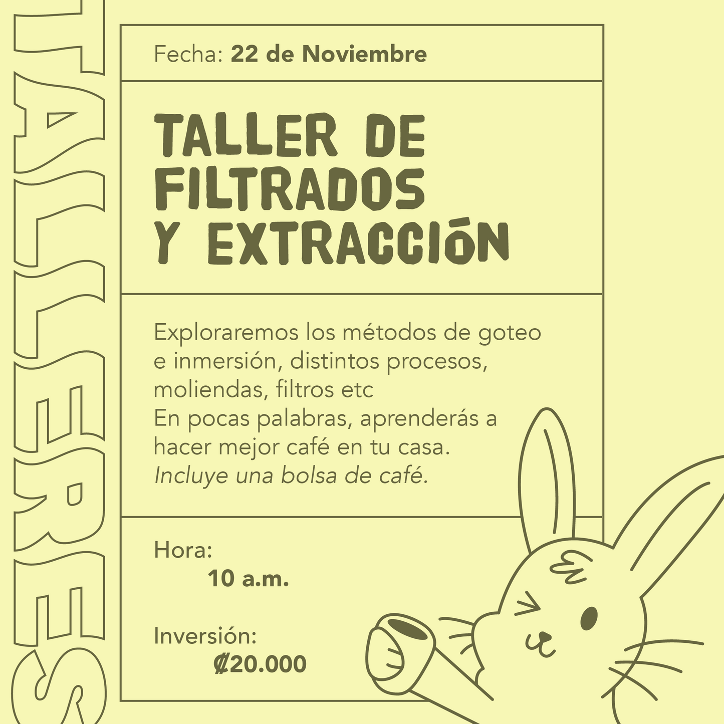 Taller de Filtrados y Extracción